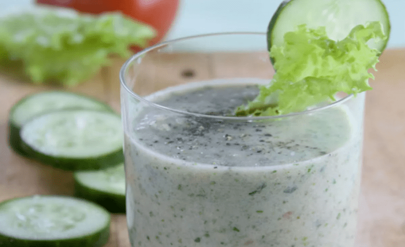 Timun dan kefir